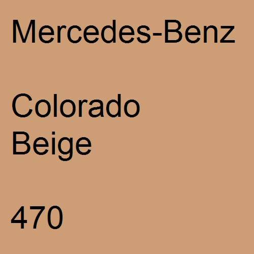 Mercedes-Benz, Colorado Beige, 470.